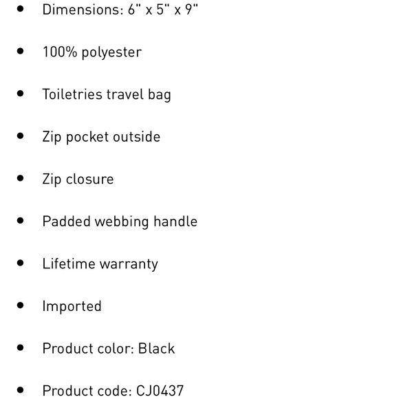 Adidas Toiletry Bag men’s Black/Green NWT - Picture 8 of 8